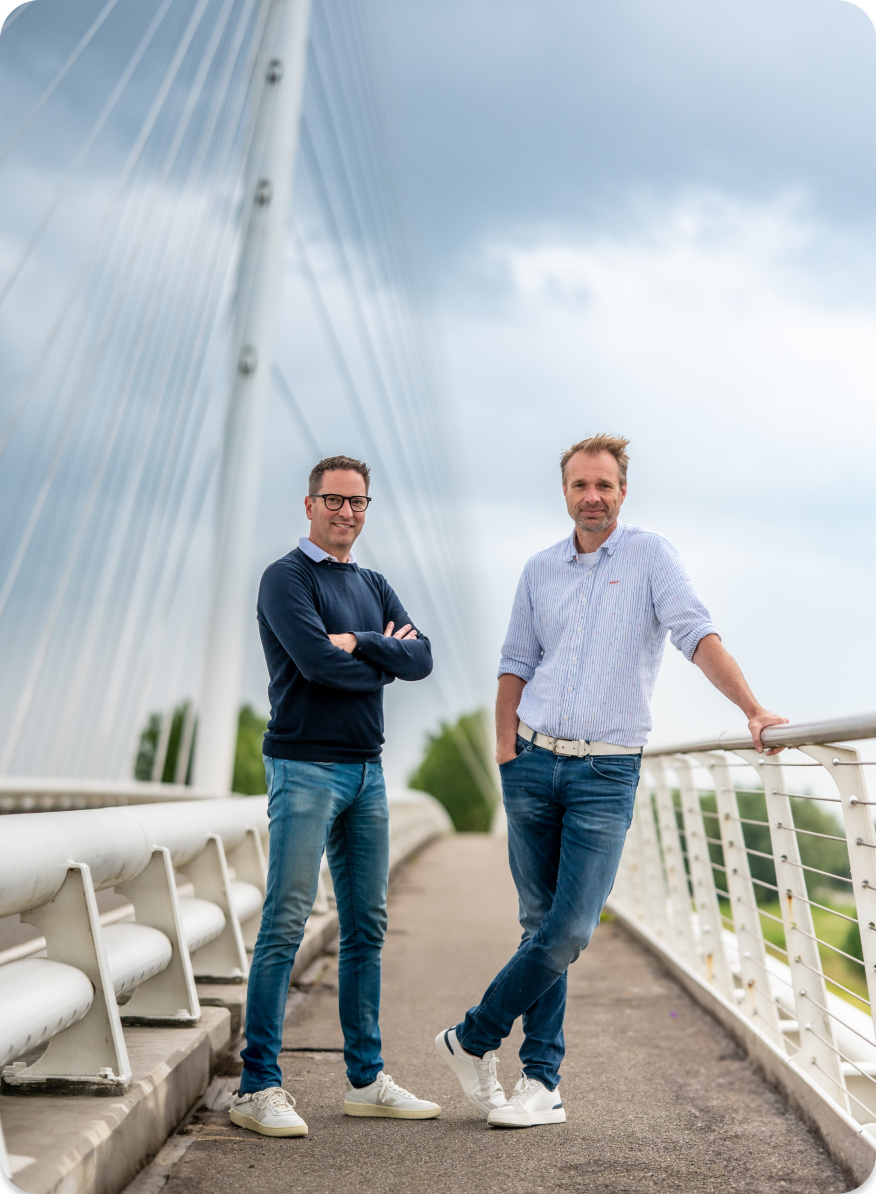 Eigenaren Verstraten & Bergkamp, Bas en Erik